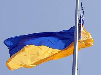На Украине развернули флаг длиной 9,5 километра