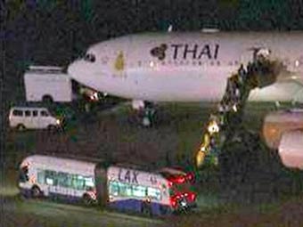 ������� Thai Airways � ��������� ���-���������. ���� ��������, ���������� &copy;AFP