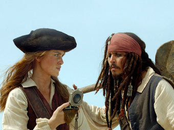 В Англии поженились "Пираты Карибского моря"