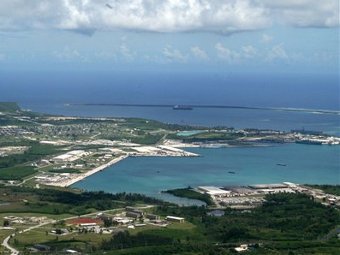 Вид на американскую базу на Гуаме. Фото ©AP