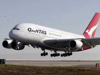 Airbus A380 авиакомпании Qantas. Фото (c)AP Airbus A380 авиакомпании Qantas. Фото (c)AP