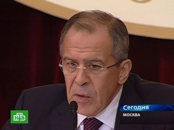 Сергей Лавров. кадр телеканала НТВ