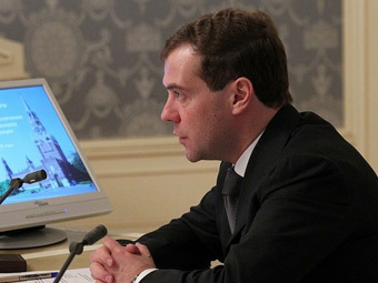 Дмитрий Медведев. Фото пресс-службы президента РФ