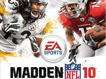 Фрагмент обложки игры Madden NFL 2010