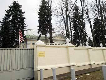 Здание посольства США в Минске. Фото (c)AFP Здание посольства США в Минске. Фото (c)AFP