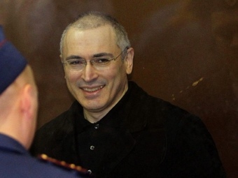 Михаил Ходорковский в зале суда. Фото ©AFP