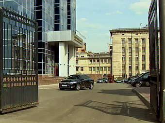 Вид на здание Следственного комитета. Кадр "Первого канала"