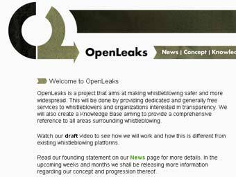 Скриншот OpenLeaks Скриншот OpenLeaks