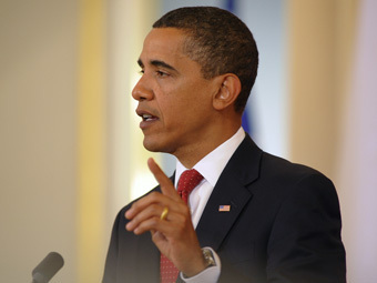 Барак Обама. Фото Мити Алешковского для "Ленты.ру"