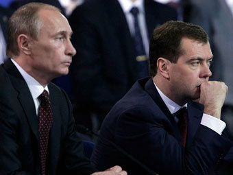 Владимир Путин и Дмитрий Медведев. Фото пресс-службы президента России Владимир Путин и Дмитрий Медведев. Фото пресс-службы президента России