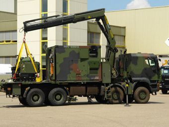 Мобильный комплекс дезактивации TEP 90. Фото с сайта bundeswehr.de Мобильный комплекс дезактивации TEP 90. Фото с сайта bundeswehr.de