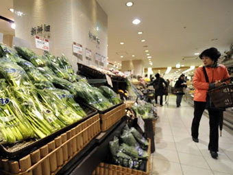 Фермерские продукты из префектуры Фукусима. Фото (c)AFP Фермерские продукты из префектуры Фукусима. Фото (c)AFP