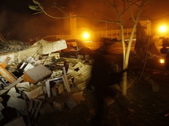 Последствия авиаудара по укреплениям ХАМАСа. Архивное фото (c)AFP Последствия авиаудара по укреплениям ХАМАСа. Архивное фото (c)AFP