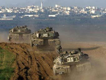 Израильские танки. Фото (c)AFP Израильские танки. Фото (c)AFP
