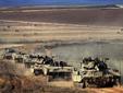 Колонна израильских танков. Фото (c)AFP
