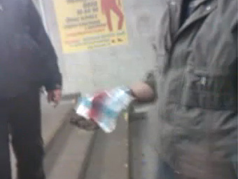 Опубликовано видео последствий взрыва в минском метро