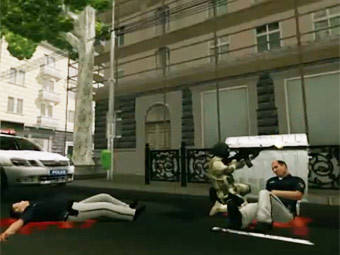 Скриншот из игры "Полиция". Изображение с сервиса YouTube