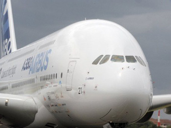 Airbus A380 на ле Бурже. Фото (c)AFP Airbus A380 на ле Бурже. Фото (c)AFP