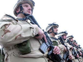 Грузинские военнослужащие в Афганистане. Фото RFE/RL Грузинские военнослужащие в Афганистане. Фото RFE/RL