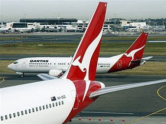 Самолеты авиакомпании Qantas. Фото (c)AFP Самолеты авиакомпании Qantas. Фото (c)AFP