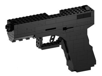 Пистолет из 'Лего'. Изображение с сайта brickgun.com Пистолет из 'Лего'. Изображение с сайта brickgun.com
