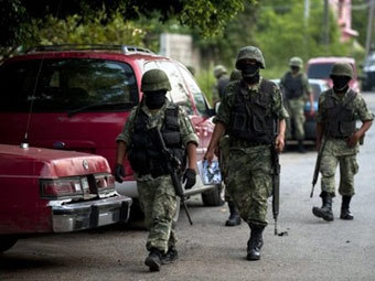 Мексиканские солдаты. Фото (c)AFP Мексиканские солдаты. Фото (c)AFP