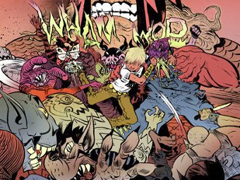 Фрагмент обложки комикса "Battling Boy"