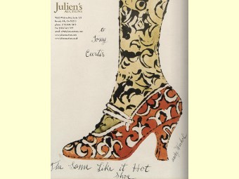Литография Энди Уорхола из коллекции Тони Кертиса. Фото из каталога Julien's Auctions