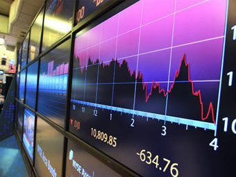 ������ ������� Dow Jones �� NYSE. ���� &copy;AFP