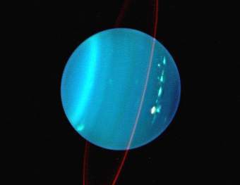 Уран, фотография с сайта NASA