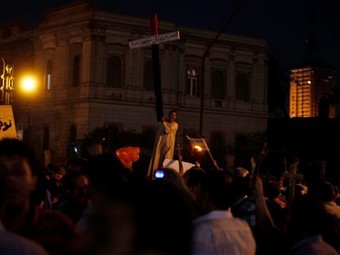 Демонстрация коптов в Каире 9 октября 2011 года. Фото (c)AP Демонстрация коптов в Каире 9 октября 2011 года. Фото (c)AP