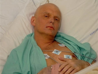 Александр Литвиненко в лондонской больнице. Фото ©AFP, архив Александр Литвиненко в лондонской больнице. Фото ©AFP, архив