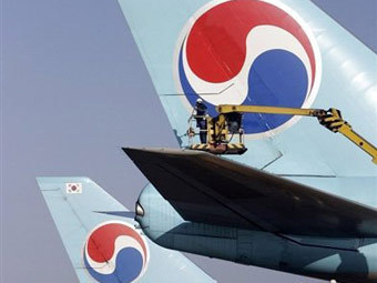 Самолеты Korean Air. Фото (c)AFP Самолеты Korean Air. Фото (c)AFP