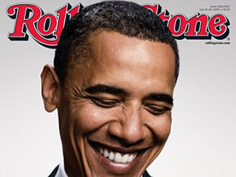 Барак Обама на обложке журнала Rolling Stone. Изображение с сайта mediaite.com