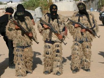 Боевики "Исламского джихажа" в Рафе. Фото ©AFP