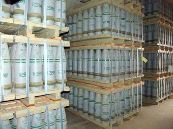Артиллерийские снаряды с горчичным газом. Фото с сайта army.mil Артиллерийские снаряды с горчичным газом. Фото с сайта army.mil