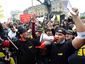 Демонстрация активистов профсоюза IG-Metall. Фото (c)AFP 