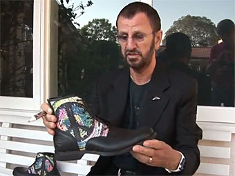 Timberland выставит на аукцион ботинки с автографом Ринго Старра