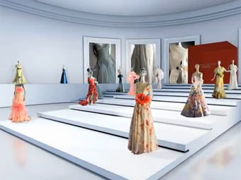 Кадр из презентационного видеоролика музея Valentino 