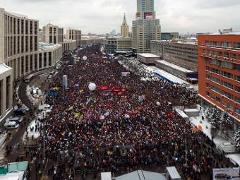 Митинг на проспекте Сахарова в Москве. Фото из блога Ильи zyalt Варламова