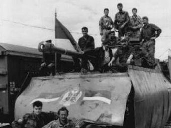 Участники войны в Хорватии 1991-1995 годов. Фото с сайта navoine.ru Участники войны в Хорватии 1991-1995 годов. Фото с сайта navoine.ru