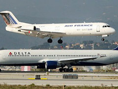 �������� Air France � Delta. ���� (c)AFP