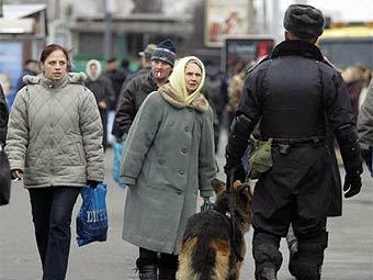 Милицейский патруль в Киеве