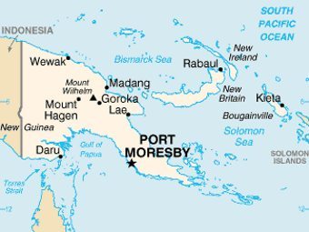 Карта Папуа - Новой Гвинеи с сайта en.wikipedia.org Карта Папуа - Новой Гвинеи с сайта en.wikipedia.org