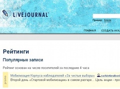 LiveJournal ������� ����������� �������� // ������������ LiveJournal ����������� �������� �������������, ��������������� �� ������� �������� ��������. "��������" ������� ������ � ������ ������ ��������, ����������� �� �������. ������� ������� ������� �� ���������� �����������, ����� ��� ����� ��������� "���������� �������" �������������.