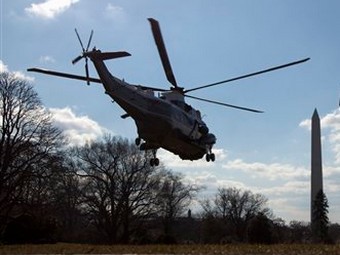 Вертолет президента США. Архивное фото ©AP