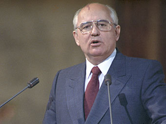 Нобелевская лекция Михаила Горбачева. Фото Юрия Абрамочкина из архива РИА Новости
