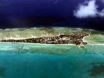 Один из островов Кирибати. Фото ©AFP
