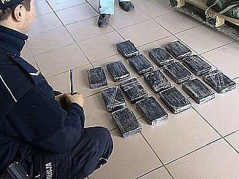 Изъятый кокаин. Фото с сайта policja.pl Изъятый кокаин. Фото с сайта policja.pl