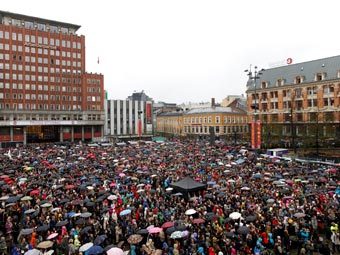 Акция в Осло. Фото Reuters Акция в Осло. Фото Reuters